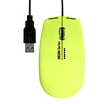 PORT Connect Neon Wired Mouse - amarillo