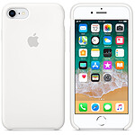 Apple Funda de silicona blanca Apple iPhone 8 / 7