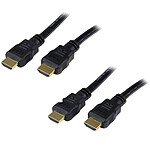 StarTech.com Pack de 2 câbles HDMI haute vitesse - M/M - 2 mètres