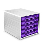 CEP Smoove Bloc de classement 5 tiroirs Ultra Violet