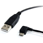 StarTech.com Câble USB 2.0 A vers Micro B coudé à angle gauche de 91 cm