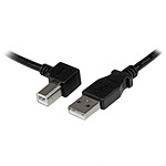 StarTech.com Câble USB 2.0 Type-A vers Type-B coudé à Gauche M/M pour imprimante - 1 m - Noir