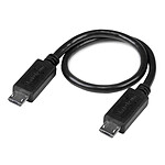 StarTech.com Câble USB OTG micro USB vers micro USB - M/M - 20 cm