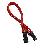 BitFenix Alchemy Red - Câble d'alimentation gainé - 4 pins PWM - 30 cm