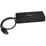 StarTech.com Station d'accueil USB 3.0 double affichage DisplayPort 4K 60Hz pour PC portable