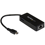 StarTech.com Adaptateur USB-C vers Gigabit Ethernet avec port USB