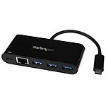 StarTech.com Adaptateur USB-C vers Gigabit Ethernet Hub USB 3.0