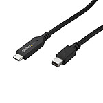 StarTech.com Câble Adaptateur USB-C vers Mini DisplayPort 4K 60 Hz de 1 m - compatible Thunderbolt 3 - Noir
