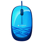 Logitech Corded Mouse M105 (Bleu)