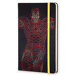 Moleskine The Avengers Iron Man Ruled Large Noir 