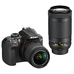 Nikon D3400 + AF-P DX 18-55 VR + AF-P DX 70-300 VR Noir