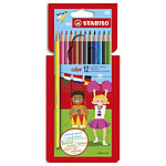 Stabilo Color - 12 crayons assortis