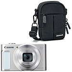 Canon PowerShot SX620 HS Argent + Cullmann Malaga Compact 300 Noir