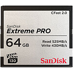 SanDisk Carte mémoire Extreme Pro CompactFlash CFast 2.0 64 Go