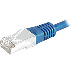 Câble RJ45 catégorie 6 S/FTP 0.30 m (Bleu)