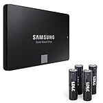 Samsung SSD 860 EVO 500 Go + 4 piles LDLC AA LR6 Offertes !