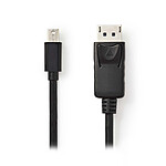 Nedis Câble DisplayPort mâle vers Mini DisplayPort mâle 4K Noir (2 mètres)