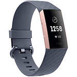 FitBit Charge 3 Or Rose / Bleu Ardoise