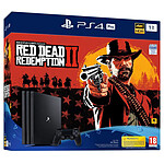 Sony PlayStation 4 Pro (1 To) Noir + Red Dead Redemption II