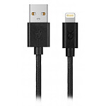 xqisit Charge & Sync USB-A / Lightning Noir - 1.8m
