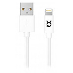 xqisit Charge & Sync USB-A / Lightning Blanc - 3m