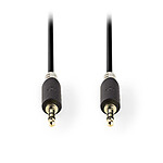 Nedis câble haute qualité audio stéréo jack 3.5 mm (1 mètre)