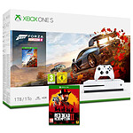 Microsoft Xbox One S (1 To) + Red Dead Redemption 2 + Forza Horizon 4