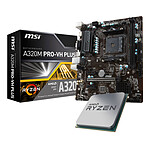Kit de actualización PC AMD Ryzen 5 2400G MSI A320M PRO-VH PLUS