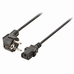 Nedis Cable de alimentación para PC, monitor e inversor negro - 2 metros