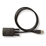 Nedis USB adapter for serial headers (DB9) - 0.9 m