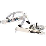 i-tec PCI-Express Card 2x Serial RS232 + 1x Parallel DB25 (PCE2S1)