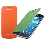Samsung Flip Cover x2 Orange/Vert Galaxy S4 mini