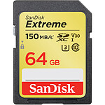 SanDisk Carte mémoire SDXC Extreme UHS-I U3 64 Go