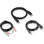 Presa A Muro Con HDMI, VGA, USB E Audio 3,5mm, Per Scatole 86x86mm, Finitura Bianca