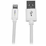 StarTech.com Câble Apple Lightning slim vers USB blanc