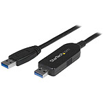 StarTech.com Câble USB 3.0 de transfert de données pour Mac et Windows - M/M - 2 m - Noir