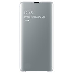 Samsung Clear View Cover Blanco Galaxy S10+