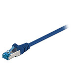 Goobay Câble RJ45 catégorie 6a S/FTP 3 m (Bleu)
