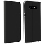 Akashi Etui Folio Porte Carte Noir Galaxy S10e