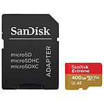 SanDisk Extreme microSDXC UHS-I U3 A2 V30 400 Go + Adaptateur SD