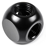 Barrow Metalic Cube Tee 3 Way 1/4" - Noir