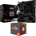 Kit de actualización PC AMD Ryzen 5 2600 MSI B450M PRO-M2