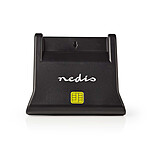 Lettore verticale di smart card Nedis (CRDRU2SM3BK)