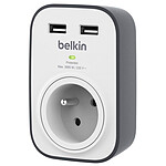 Belkin Prise parafoudre SurgeCube + 2 ports USB pour charge 2,4 A 