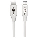 Goobay Câble Lightning to USB-C (M/M) - 2M - Blanc