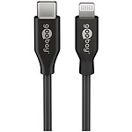 Goobay Câble Lightning to USB-C (M/M) - 2M - Noir