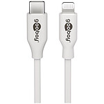 Goobay Câble Lightning to USB-C (M/M) - 1M - Blanc