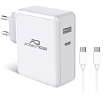 Advance PowerFlex USB-C and USB-A Wall Charger 45W (White)