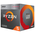 AMD Ryzen 5 3400G Wraith Spire Edition (3.7 GHz / 4.2 GHz) avec mise à jour BIOS
