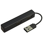 Heden Hub USB 2.0 de carga y transferencia (4 puertos)